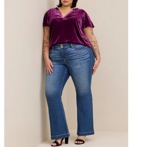 Torrid Vintage Stretch Mid Rise Flare